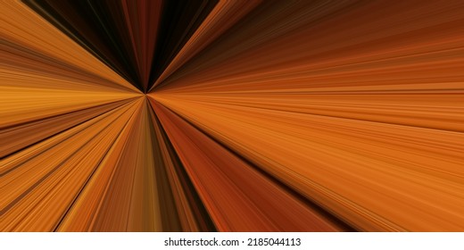 Gold And Orange Stripes To Far Distant Vanishing Point