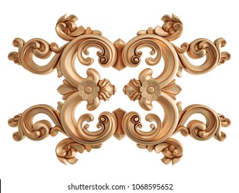 Baroque Vector Vintage Element Design Decorative Stock Vector (Royalty ...