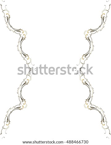 Gold pattern for decoration. Template for design. copy space for ad brochure or announcement invitation