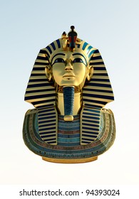 Gold Pharaoh Tutankhamen Mask