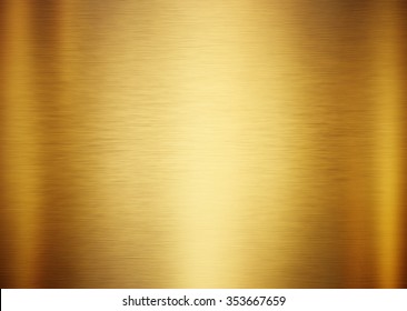 Gold Polished Metal, Steel Texture.