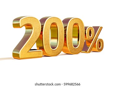 Gold Sale 200%, Golden Percent Off Discount Sign, Sale Promo, Special Offer 200% Off Discount Tag, Golden Two Hundred Percentages Sign, Golden 200%, Gold Total Sale, Luxury, Total Sale, Free 200%