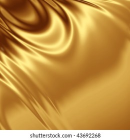 Gold Satin Fabric