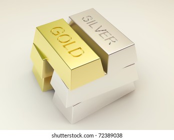 Gold And Silver Bars