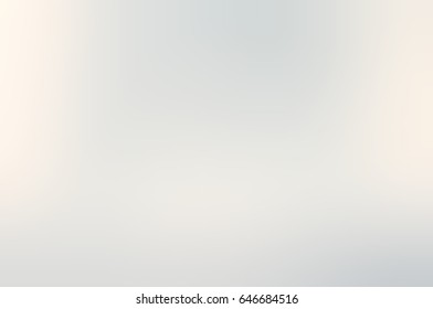 Gold Silver Blurred Background. Festive Abstract Texture. Pearl Grey Empty Backdrop. Delicate Grey Matte Background.