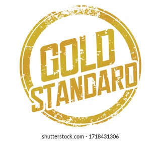 Gold Standard Stamp Best Practice Example Comparison Measure Performance Illustration