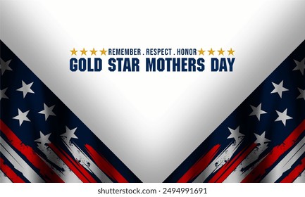 Gold Star Mother’s Day vector banner design - Powered by Shutterstock