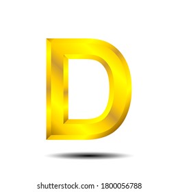 Low Poly Alphabet Letter D Uppercase Stock Illustration 624019481 ...