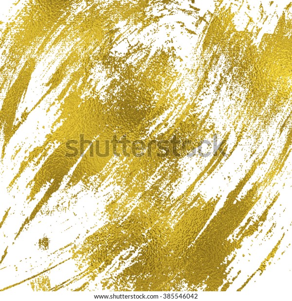 金のテクスチャーで汚いブラシのストロークの壁紙 手描きの背景 のイラスト素材