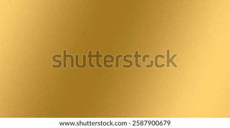 Gold wall texture background with shiny yellow foil effect. Glossy light reflections create a vibrant, luxurious feel, perfect for elegant golden paper or premium wallpaper designs. High quality image