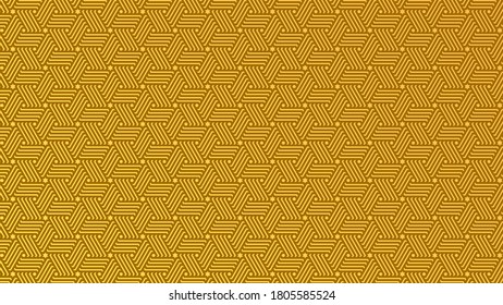 Gold Yellow Polygons Stars Background Repeating Stock Illustration ...