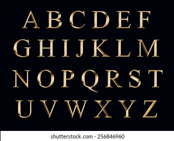 Golden Alphabet