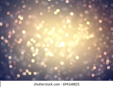 Golden bokeh texture blurred. Retro glitter background. Vintage confetti empty texture. - Powered by Shutterstock