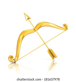 golden bow and arrow 