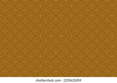 Color Banner Circles Brown