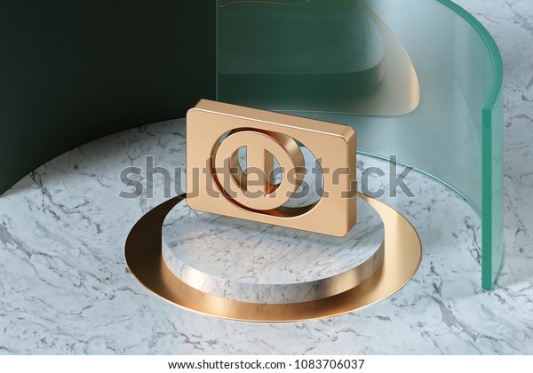 Golden Credit Card Diners Club Icon Stock Illustration 1083706037