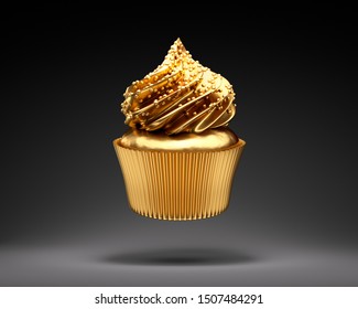 Silberfarben/Goldfarben Gold Tutyuity 3-stöckiger Tortenständer für Cupcakes