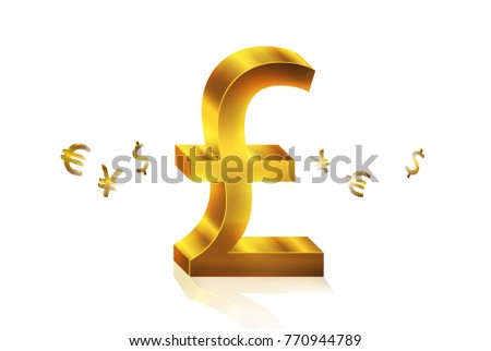 Royalty Free Stock Illustration Of Golden Currency Symbols Forex - 