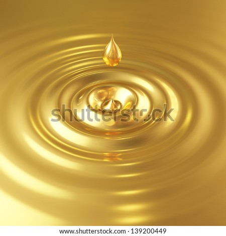 Golden Drop Waves Stock Illustration 139200449 - Shutterstock