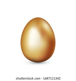 Golden Easter Egg 3d Rendering Image Stock Illustration 590317247 ...