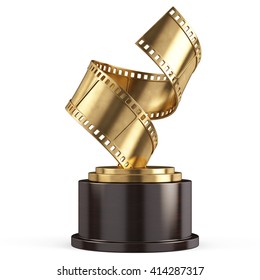 Golden Film Award Movie- 3d Render