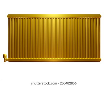 golden heating element, thermal radiator