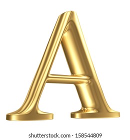 Golden Font Type Letter Uppercase Stock Illustration 154518512