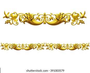 Golden Ornamental Segment, 