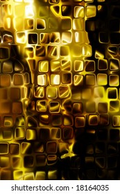 Golden pattern background