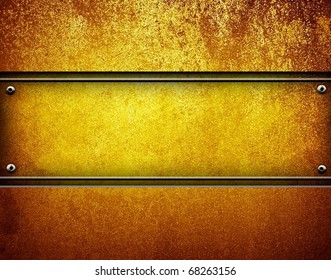 Golden Plate Stock Illustration 68263156 | Shutterstock