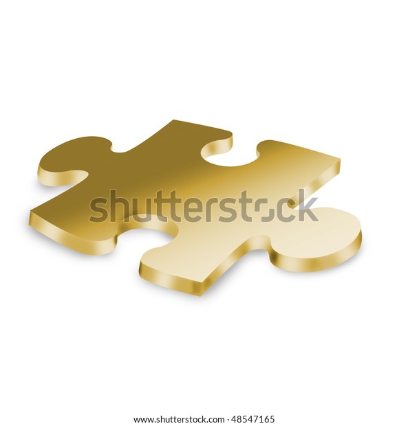 Patch density Disposed Single Gold Jigsaw Puzzle Piece Stock Photo 117978484 | Shutterstock