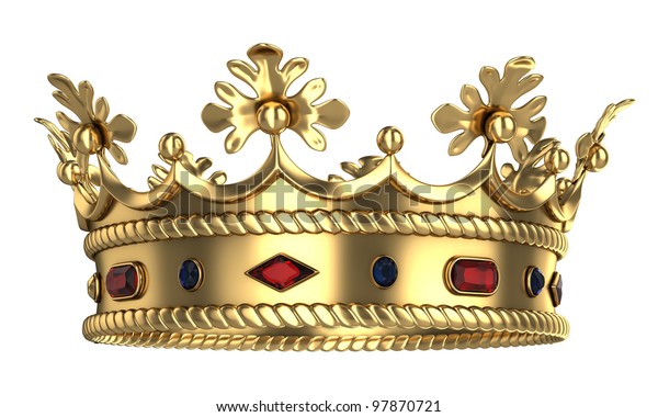 Golden Royal Crown のイラスト素材