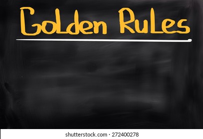 Golden Rules Concept