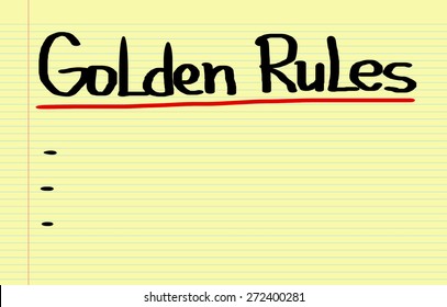 Golden Rules Concept