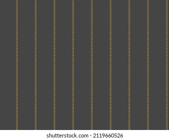 Golden Running Chain  Stitch On Grey Background Specially For Traditional Garments