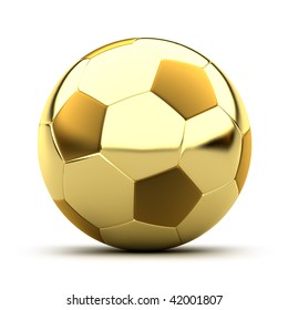 Golden Soccer Ball