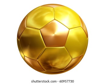 Golden Soccer Ball