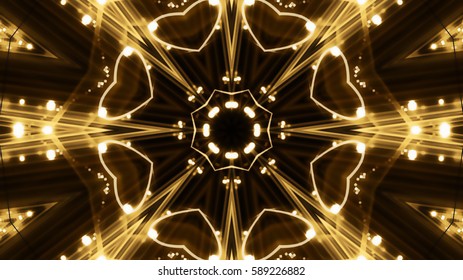 Golden Stage Lights Background Stock Illustration 589226882 | Shutterstock