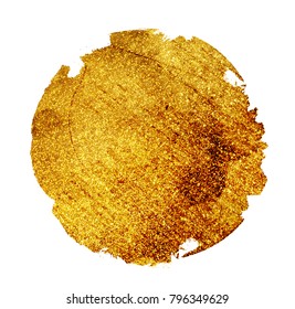 Golden Watercolor Background Stock Illustration 796349629