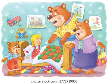 Three Bears Images, Stock Photos & Vectors | Shutterstock