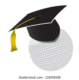 golf academy illustration design over white background - Powered by Shutterstock