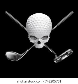 229 Golf skull Images, Stock Photos & Vectors | Shutterstock