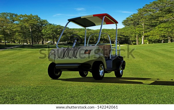 golf cart on golf
course