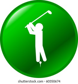 golf player button