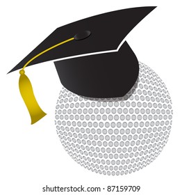 Golf training school illustration design - Powered by Shutterstock