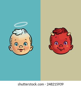 Good And Evil Baby. 