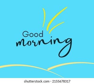 Good Morning Everyone Background Stock Illustration 2155678317 ...