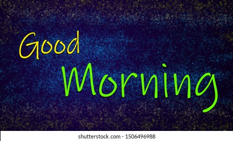 Good Morning Ultra 4k Wallpaper Stock Illustration 1506496988 ...