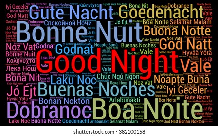 Good Night Text Stock s & Vectors Good Night Text Stock s & Vectors