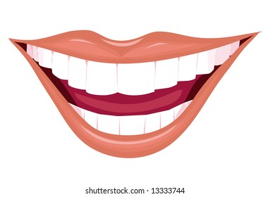 Good Smile Healthy Teeth Stock Vector (Royalty Free) 13738213